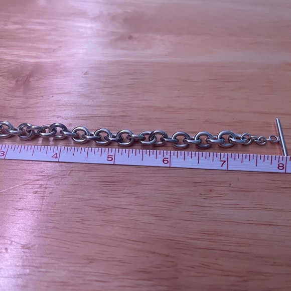 Women’s/Unisex TIFFANY & CO. 1837 Collection Toggle Link Bracelet in Sterling - Picture 3 of 12